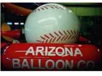 Baseball shape helium balloon - tube shape helium balloon